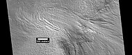 Glacier, as seen by HiRISE under HiWish program