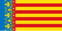 Flagge der Autonomen Region Valencia