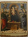 Madonna and child with saints and angels, Giovanni di Pietro (1516)