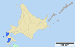 Location of Hiyama Subprefecture