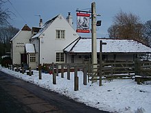 exterior of the Hook and Hatchet pub