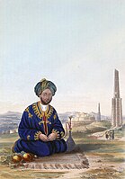 Hyder Khan of Ghazni in 1839-42 by James Rattray