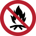 P045: Lagerfeuer verboten