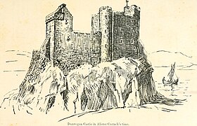 Artist's impression of the castle c. 1500