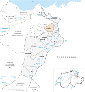 Karte von Berneck