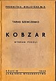 "Kobzar" by Taras Shevchenko, published in 1940 (abecadło)
