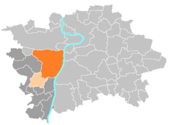 Location of Prague 5 in Prague