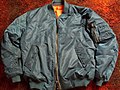 Image 124Bomber jacket with orange lining, popular from the mid- to late-1990s. (from 1990s in fashion)
