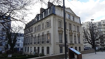 The Maison Buffon, residence of Georges-Louis Leclerc, Comte de Buffon