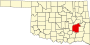 Pittsburg County map