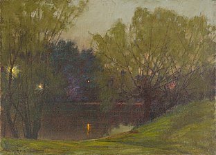 Mary Hiester Reid, At Twilight, Wychwood Park, 1911