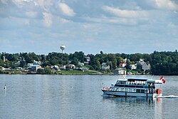 Morristown as seen across the St. Lawrence River