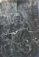 Incised image on Lotus Petal of the throne of the main Buddha, 8th century.