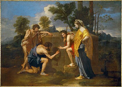 Et in Arcadia ego (The Shepherds of Arcadia), second version, late 1630s, Louvre