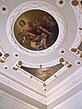 Intricate ceiling coffers and frescos