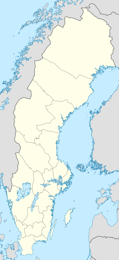 Map showing the location of Järvdalen Nature Reserve