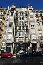 Reinforced concrete apartment building by Auguste Perret, Paris (1903)