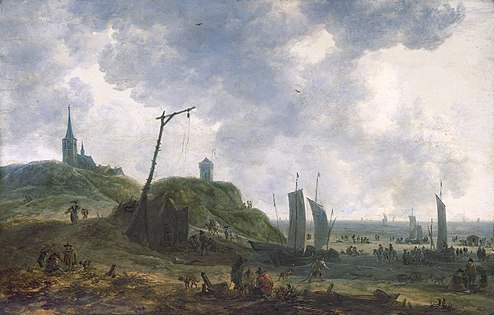 Beach at Katwijk., 1650–1670, Rijksmuseum, Amsterdam