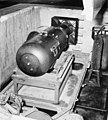 Little Boy, the first atomic bomb used in warfare