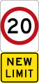 New 20 km/h Speed Limit (used in Victoria)