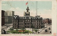 Detroit Old City Hall, Detroit, Michigan, demolished in 1961.