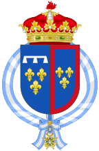 Coat of arms as Infante of Spain Until 1924