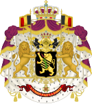 Coat of arms of Leopold II and Albert I, 1865–1921