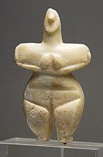 Female figurine marble Thessaly 5300-3300 BC