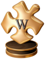 Golden Wiki Award created by [3] from the Italian Wikipedia, originally for exceptional contributions to the wiki.