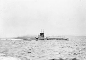 HMS E42 on trials