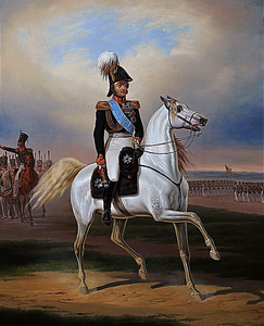 Equestrian portrait by January Suchodolski c. 1841, Warsaw National Museum