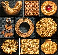 Gold jewelries (12th-15th century)