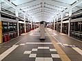 Kanazawa-hakkei Station Kanazawa Seaside Line platform in August 2020