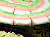 Korean rainbow rice cake is for celebrations.