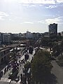 Aerial view of Makariou Avenue from the 2016 carnival