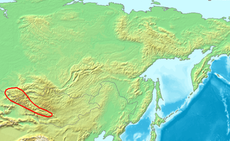 Lage des Altai-Gebirges
