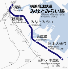 An image of Miratominai Line route map.