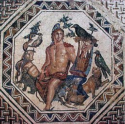 Orpheus mosaic at Porto Torres