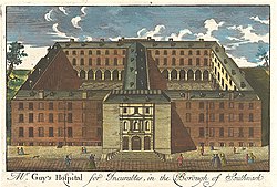 Guy's Hospital in 18th century