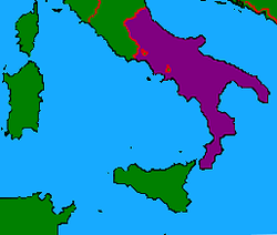 Map of Parthenopean Republic