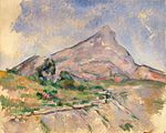 Paul Cézanne: Mont Sainte-Victoire today Eremitage, St. Petersburg