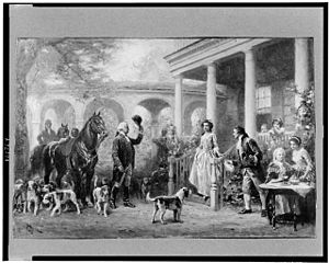 The Return from the Hunt, J.L.G. Ferris, c1910, Library of Congress Prints and Photographs Division