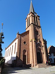 The church in Schweighouse-sur-Moder