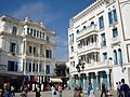 Buildings of the Place de la Victoire in Tunis