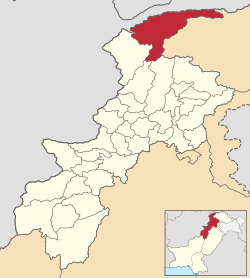 Location in the province of Khyber Pakhtunkhwa