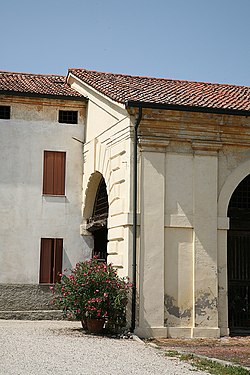 Detail of Villa Thiene Cicogna.