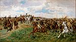 Cuirassiers saluting Napoleon at the Battle of Friedland (1807), by Ernest Meissonier, 1875.