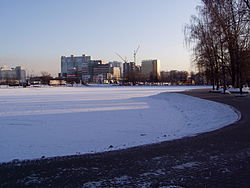 Altufyevo pond in winter, Altufyevsky District