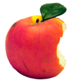 The Apple With A Bite Taken Out Of It may be awarded to individuals who contribute greatly to Apple Computer and Apple Macintosh-related articles. Introduced by grm_wnr on January 10, 2006.