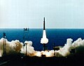 Test launch 1996 from Palmachim Airbase